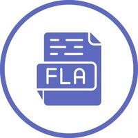 FLA Vector Icon