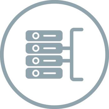 icono de vector de base de datos