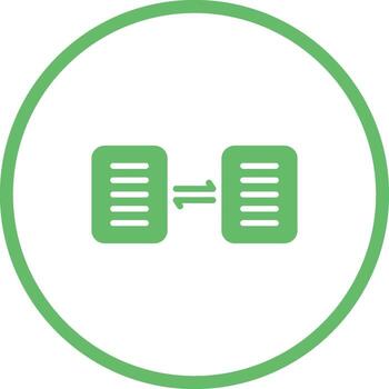 Document Sharing Vector Icon