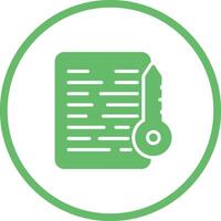 Document Access Vector Icon