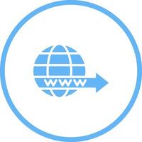 Domain Forwarding Vector Icon