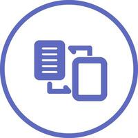 Document Migration Vector Icon