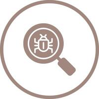 Malware Scanning Vector Icon