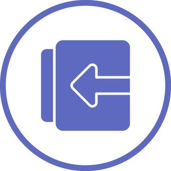 Document Import Vector Icon