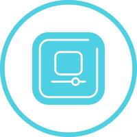 Video Stop Square Vector Icon