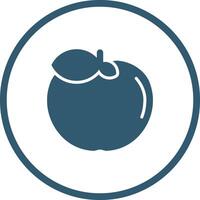 icono de vector de manzana