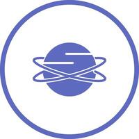 icono de vector de planeta