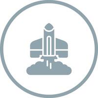 Rocket Launch Vector Icon