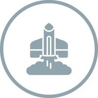 Rocket Launch Vector Icon