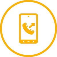 Out Going Call Vector Icon