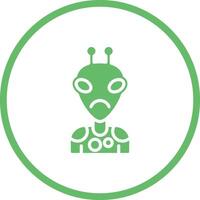 icono de vector alienígena