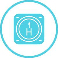 Hydrogen Vector Icon