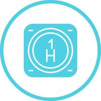 Hydrogen Vector Icon