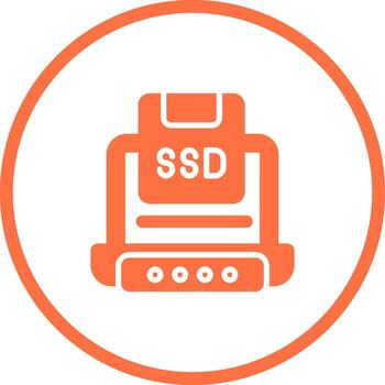 Solid State Drive Vector Icon