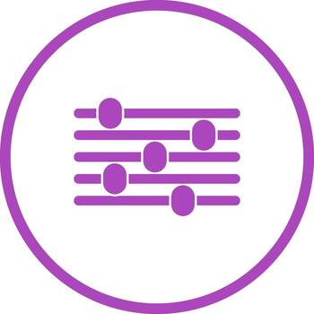 Equalization Vector Icon