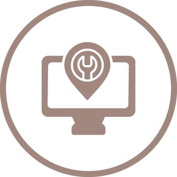 Computer Vector Icon