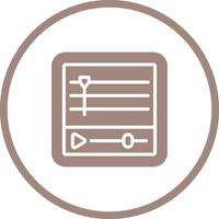 Timeline Vector Icon