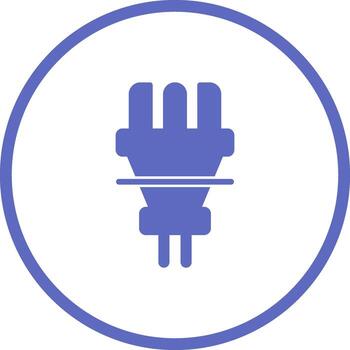 icono de vector de enchufe