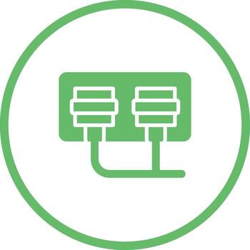 icono de vector de enchufe