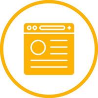 Browser Vector Icon
