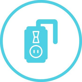 icono de vector de enchufe