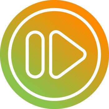 Fast Forward Button Vector Icon