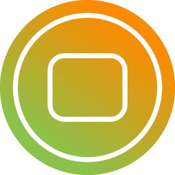 Stop Button Vector Icon