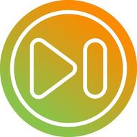 Next Track Button Vector Icon