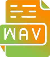 wav vector icono