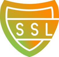 ssl certificado vector icono