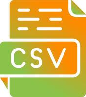 CSV Vector Icon