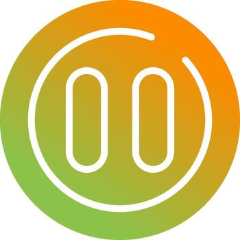 Pause Circle Vector Icon