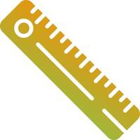 Straight Ruler Vector Icon