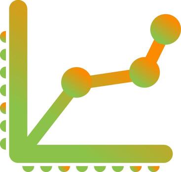Line Chart Vector Icon