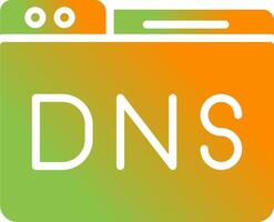 Domain DNS Management Vector Icon