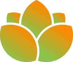 Lotus flower Vector Icon