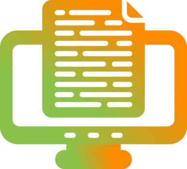 icono de vector de documento