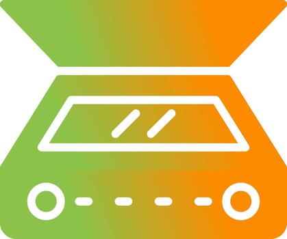 icono de vector de escáner