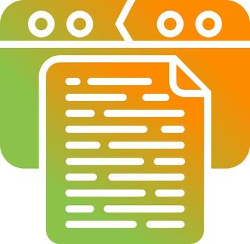 icono de vector de documento