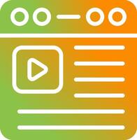 Video Vector Icon