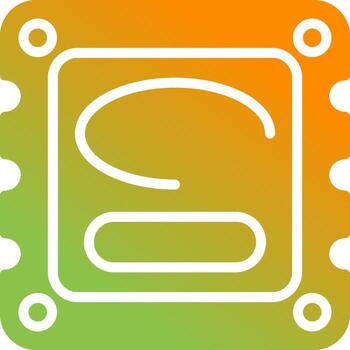 icono de vector de cpu