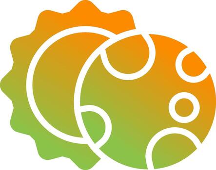 icono de vector de eclipse