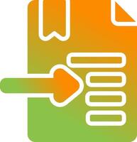 Indent Vector Icon