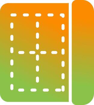 icono de vector de borde