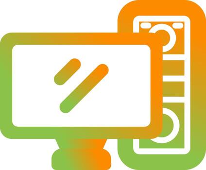 icono de vector de computadora
