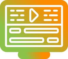 Video Editing Vector Icon