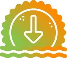 Sunset Vector Icon