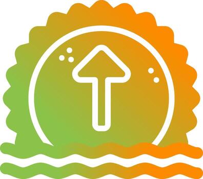 icono de vector de sol