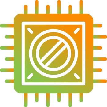 icono de vector de chip