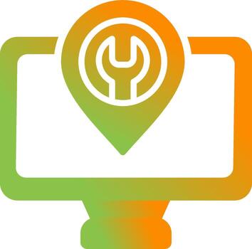 Computer Vector Icon